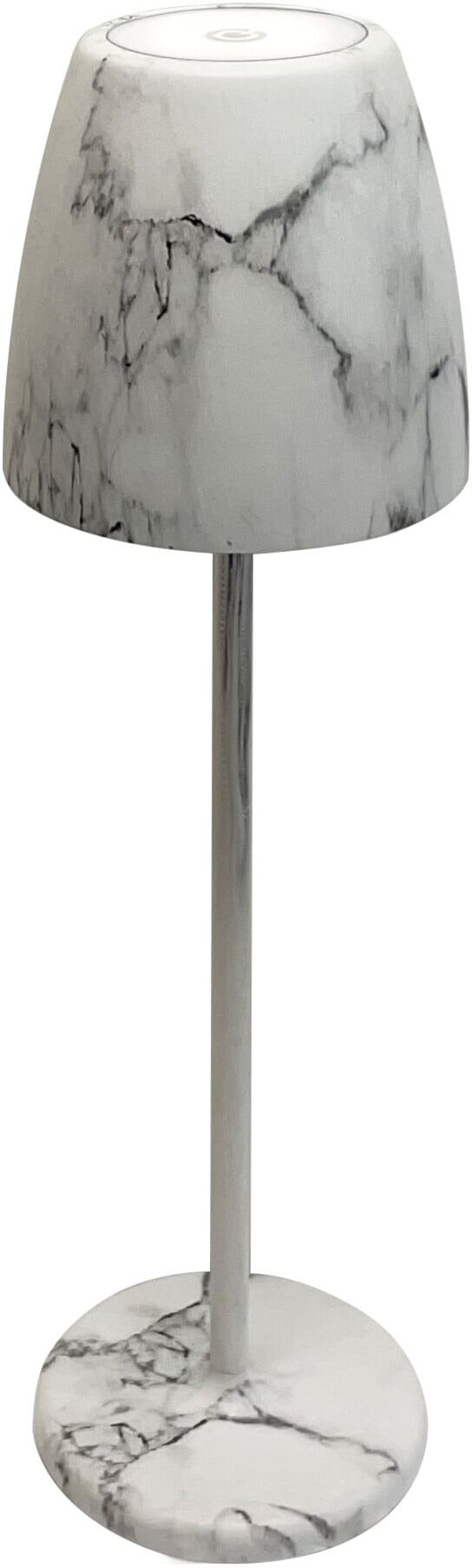 Megatron LED-AKKU Tischleuchte 827 Marble WH (MT68056)