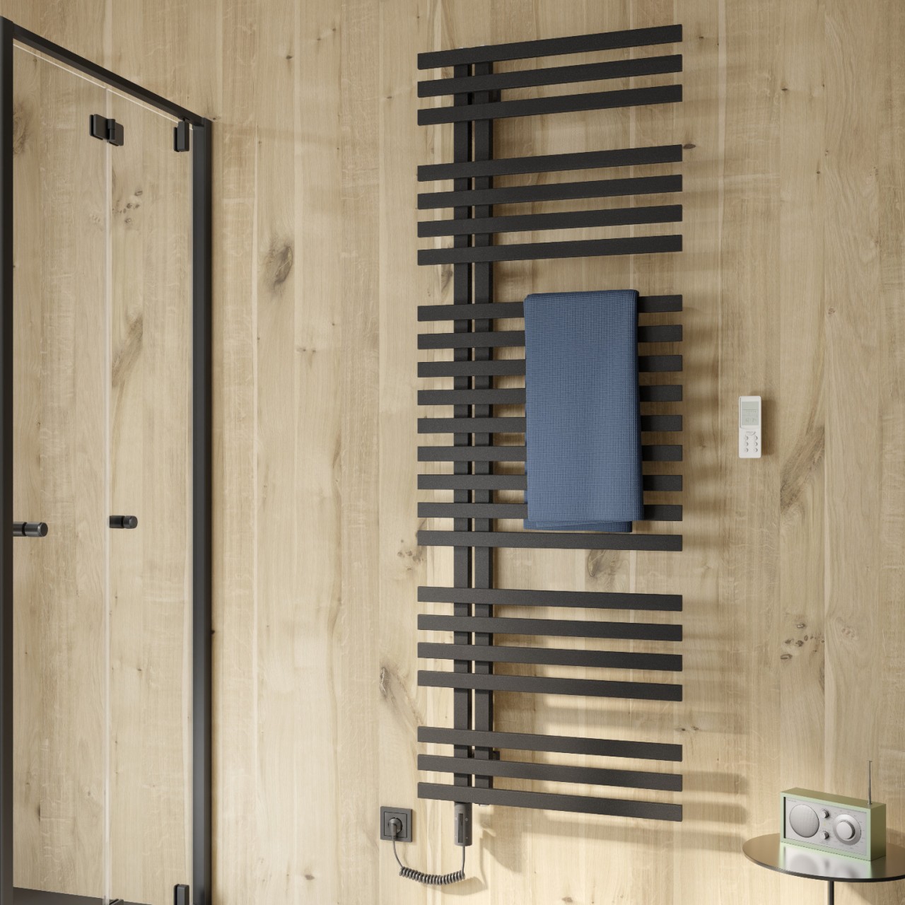 HSK Duschkabinenbau KG HSK Designheizkörper Yenga Light 577 Watt 600 × 1.540, Weiß, 8960150 8960150-weiss