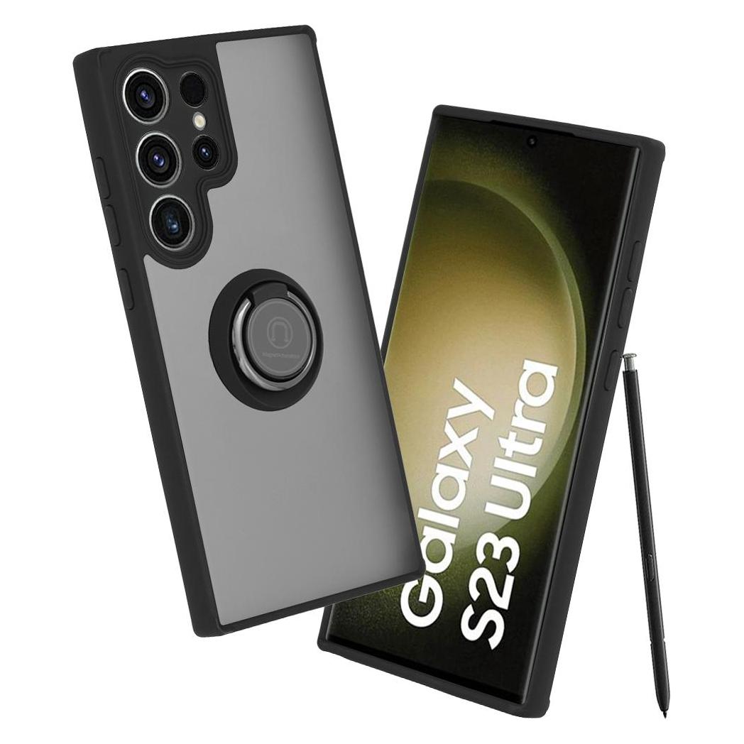 Techsuit - Glinth - Samsung Galaxy S23 Ultra - Black (Samsung Galaxy S23 Ultra) (56341487)