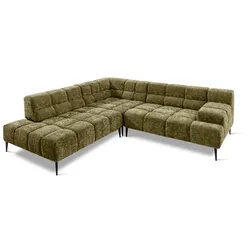 designwerk Ecksofa Liam Stoff Bronzo