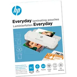 HP EL9157 - Laminierfolien, für Visitenkarten, 80 mic, 100 Stück