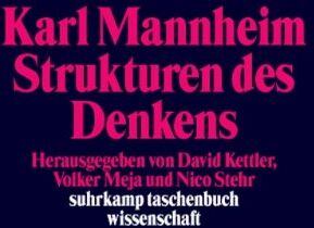 Karl Mannheim - Strukturen des Denkens (suhrkamp taschenbuch wissenschaft) - Preis vom 11.10.2026 03:10:56 h
