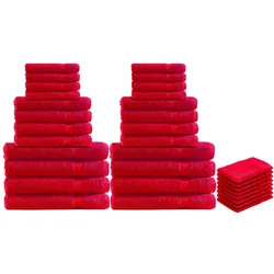 Casativo, Handtücher, 32-teiliges Handtuch-Set aus 100% Baumwolle (21 x 16 cm, 50 x 100 cm, 50 x 30 cm, 70 x 140 cm)