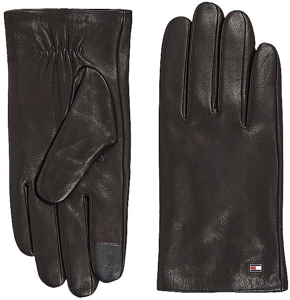 Tommy Hilfiger Lederhandschuhe schwarz   S/M S/M