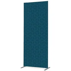 Textil Raumteiler Deko 100-200 Hexagon Blau