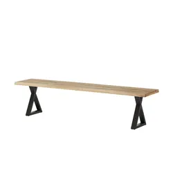 Jette Home Massivholzbank  Pantheon ¦ holzfarben ¦ Maße (cm): B: 40 H: 45