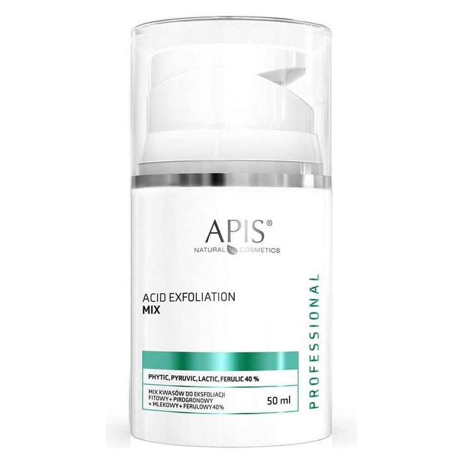 Apis Natural Cosmetics Apis - Exfoliation Acid Acid Mix Is Phytic + Pyrurogonic + Lactic + Ferul 40% 50Ml (50 ml) (5901810004125)