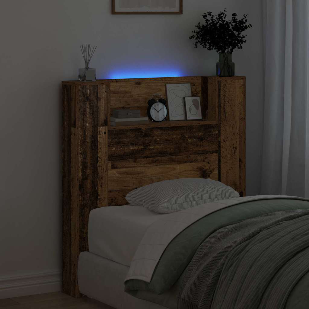 17 Stories Bookcase Headboard Old Wood Twin