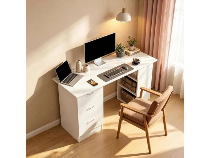 Bureaux bureaux fonctionnels 120 × 49 × 72 cm blanc