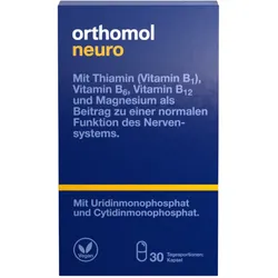 orthomol neuro ? mit Thiamin (Vitamin B1), Vitamin B6, B12 und Magnesium ? Kapseln