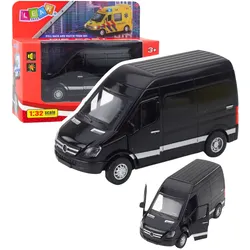 Metal Sounds Lieferwagen Schwarz