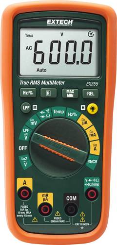 Extech EX355 Hand-Multimeter digital CAT III 600V Anzeige (Counts): 6000