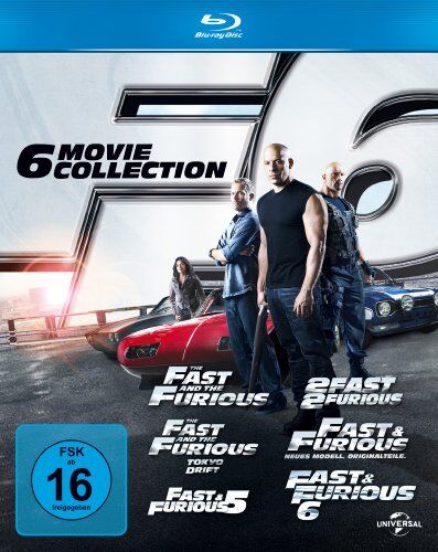 Justin Lin - Fast & Furious 1-6 [Blu-ray] - Preis vom 01.10.2026 17:08:56 h