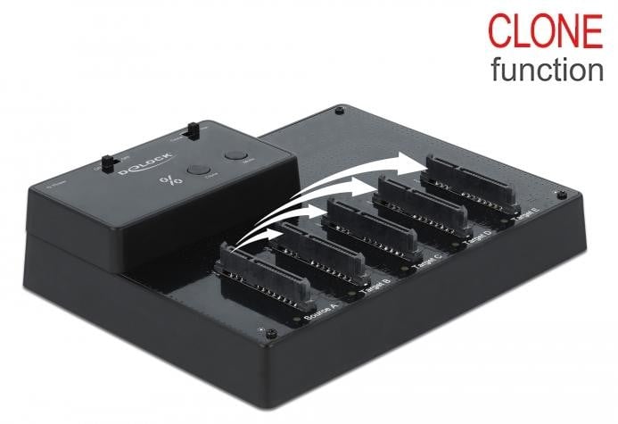 Delock USB 3.0 Dockingstation en kopieerstation