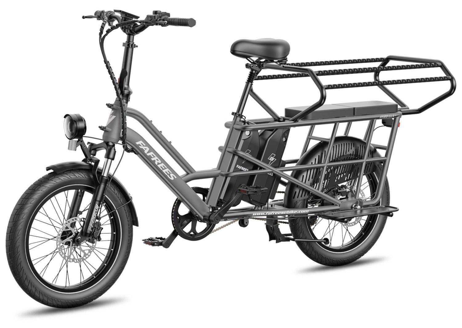 Doppelter Kindersitz für E-Bike 0-12 Jahre 100kg Traglast rostfreier Stahl Metallgrau