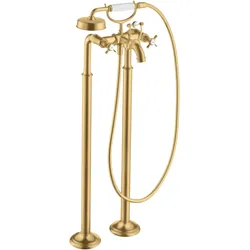hansgrohe, Duscharmatur + Badewannenarmatur, AXOR Montreux 2-Griff-Wannenarmatur bodenstehend