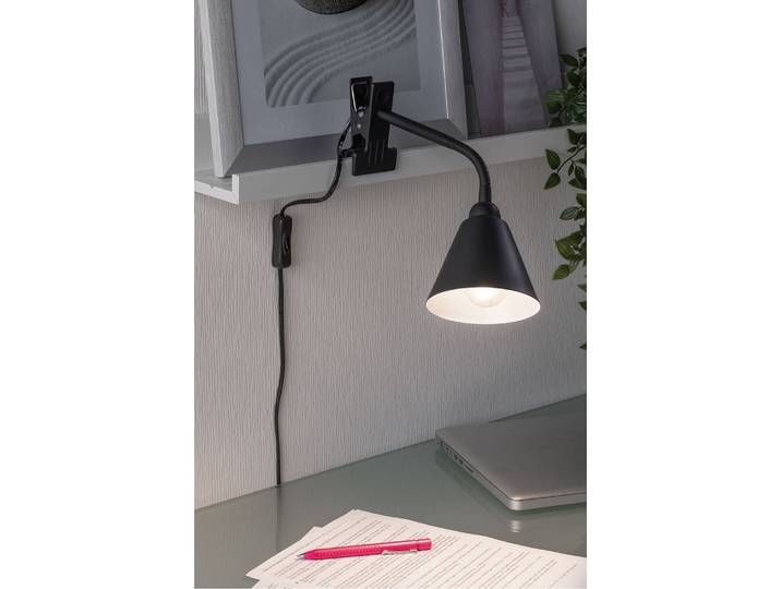 Lampe Vitis Ø 11cm Noir Matériau : Métal Surface en métal : Laqué Type de métal : Aluminium E14
