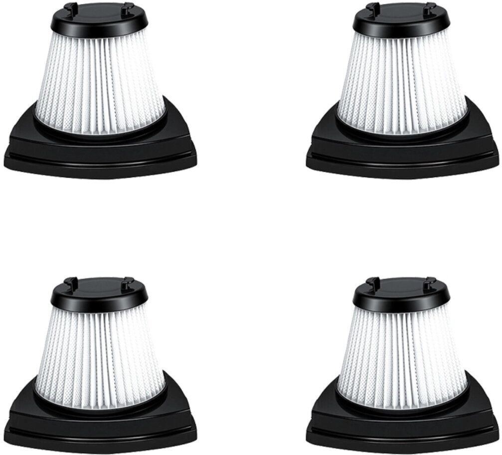INF 4er-Pack Ersatzfilter für Midea kompatibel mit Midea U1, M1, A1 – ABS-Rahmen, Vliesfilter mit vormontierter Gummidichtung