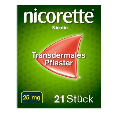Nicorette TX Pflaster 25 mg 21 St transdermal