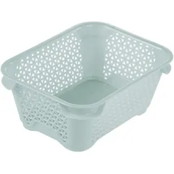 Keeeper - Mini-Rutschfester Korb Polypropylen 16x12x7 cm DIN A7 Blau - Kollektion Mirko
