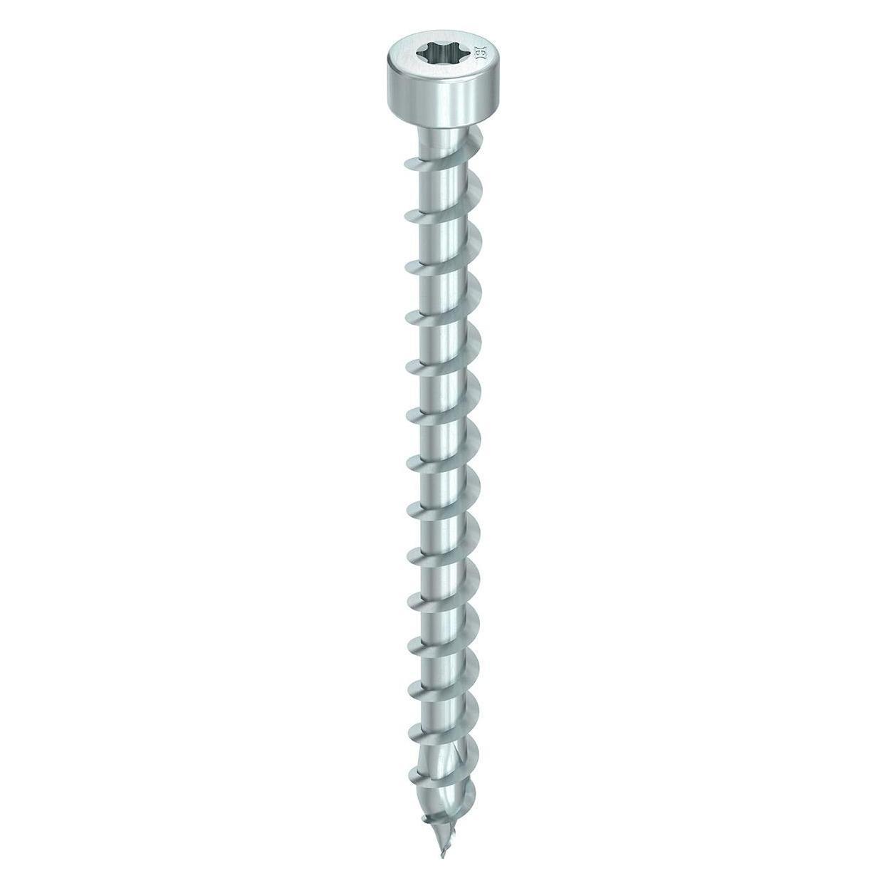 Heco TOPIX-plus 10,0 x 280, Zylinderkopf, T-Drive, Vollgewinde, verzinkt blau, A3K, 50 Stück, VARIAN (47274416)