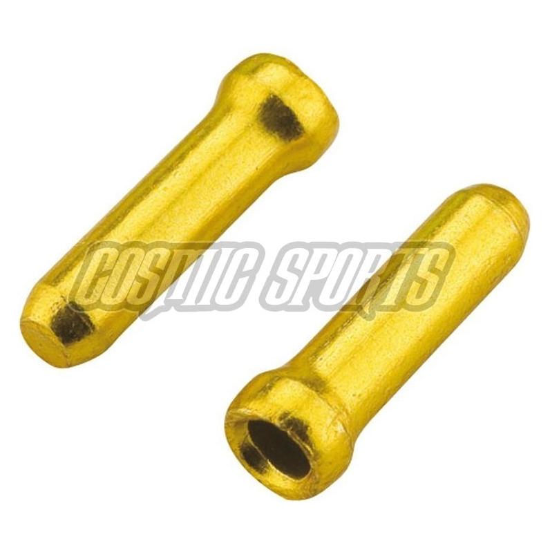 Jagwire BOT117-CO Cable Tips, Brake or Shift, gold (500pcs) (JA7351)