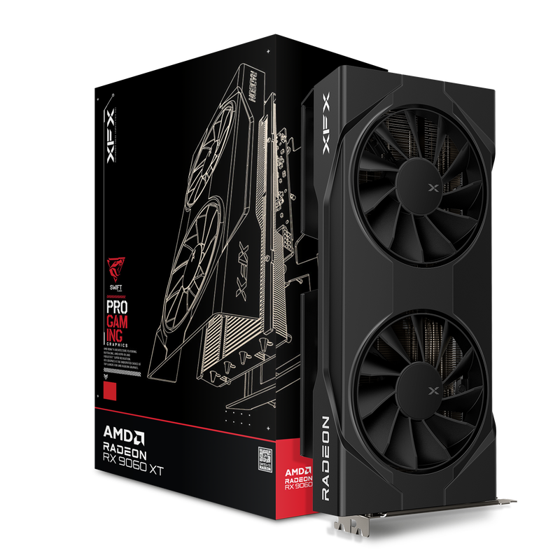 XFX Swift Radeon RX 9060 XT OC Gaming Edition, 16384 MB GDDR6