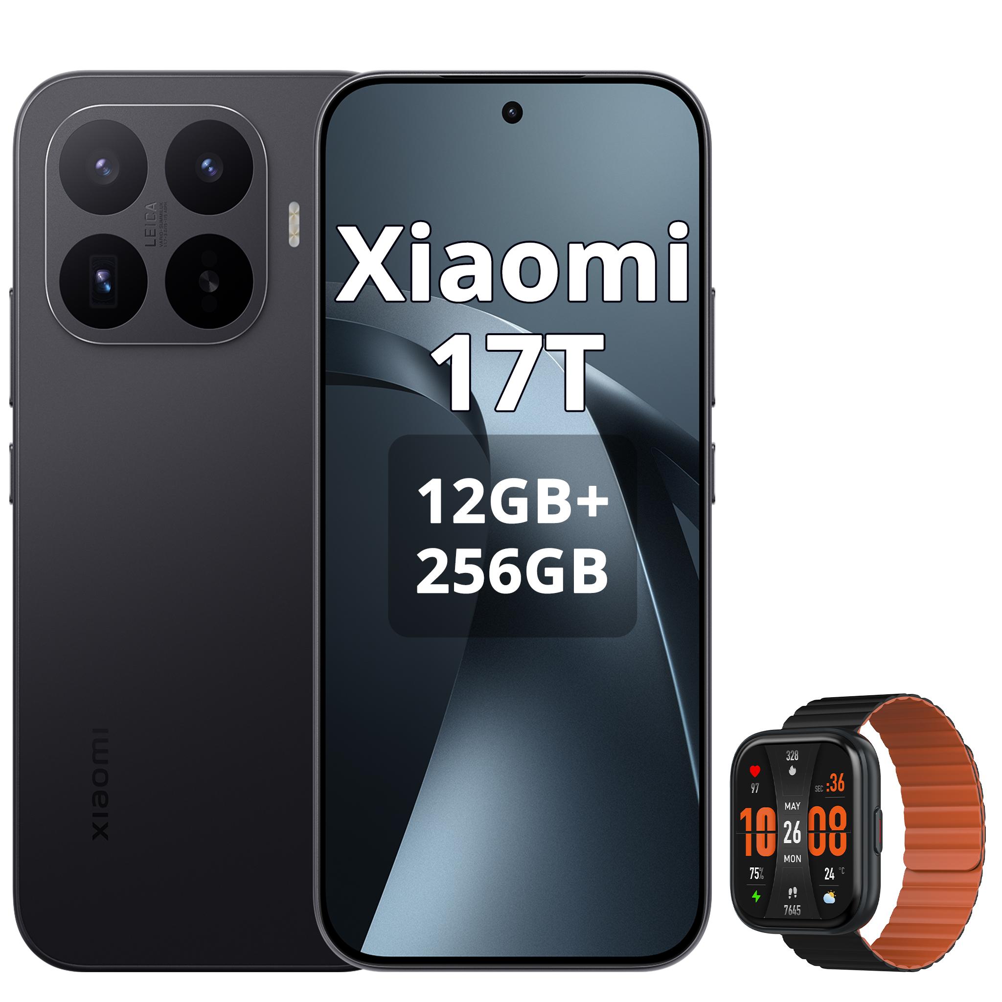 Xiaomi 17T 5G Smartphone Dual Sim 12GB RAM 256GB Schwarz (inklusive Smartwatches)