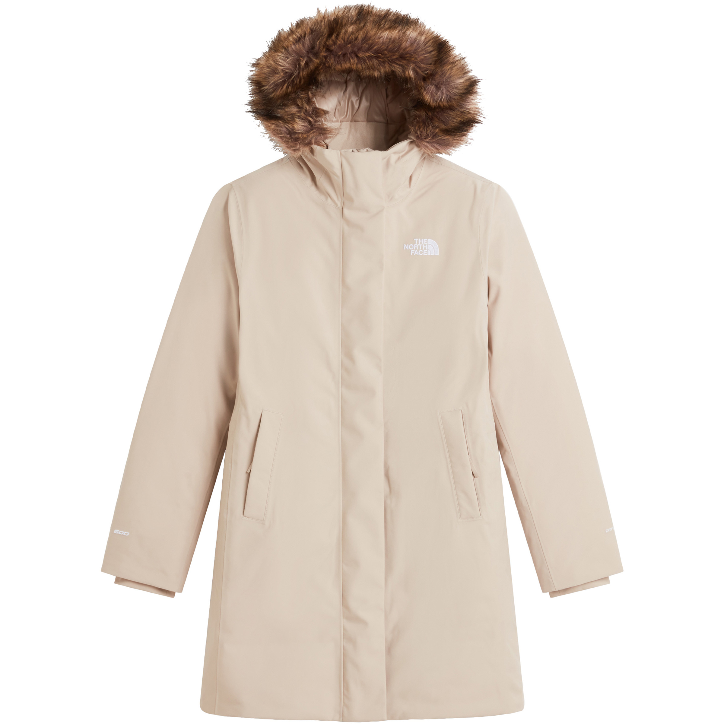 The North Face Arctic Parka Damen Winterjacke beige Größe M Lifestyle Wasserdicht Wasserabweisend
