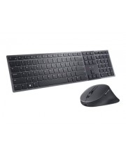 Dell Premier KM900 Tastatur-und-Maus-Set Zusammenarbeit hinterleuchtet kabellos 2,4 GHz Bluetooth 5.1 QWERTY US International Graphite mit 3 Jahre Advanced Exchange-Service (KM900-GR-INT)