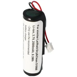 AccuCell Akku passend für Leifheit Dry&Clean 51000, Li-Ion, 3,7V, 2500mAh, 9,3Wh