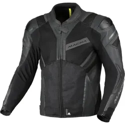 Macna Galvic perforierte Motorrad Leder-/Textiljacke 50