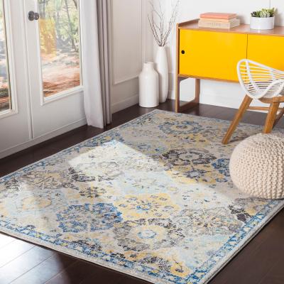 Teppich LIVABLISS "CUZCO", blau, B:160cm H:11,4mm L:220cm, Polyester, Polypropylen (PP), Teppiche, Teppich