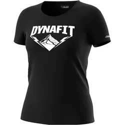 Dynafit, Damen, Sportshirt, Graphic Cotton T-shirt (36, S), Schwarz