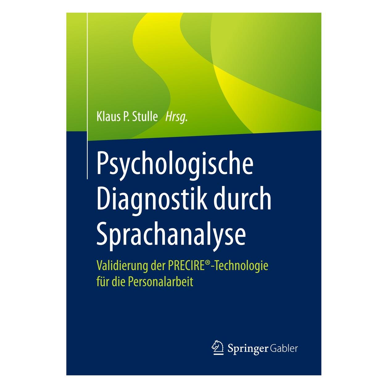 Springer Psychologische Diagnostik durch Spracha (9783658187705)