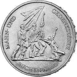 10 Mark DDR Gedenkmünze Mahn- und Gedenkstätte Buchenwald