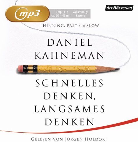 Daniel Kahneman - Schnelles Denken, langsames Denken - Preis vom 01.10.2026 17:08:56 h