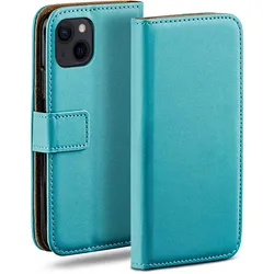 moex Book Case für iPhone 15 Klapphülle mit Kartenfach