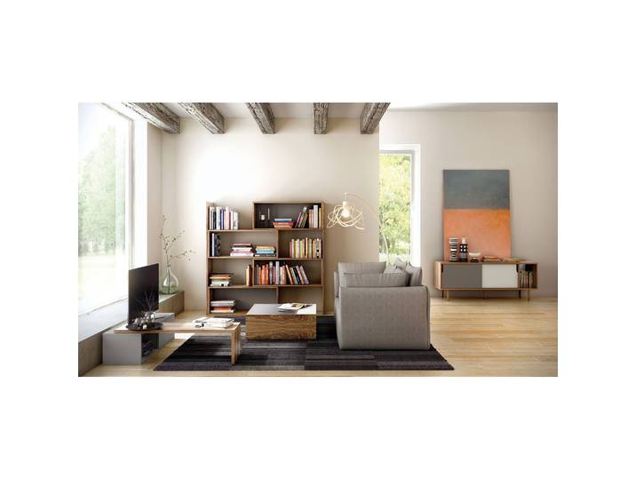 TV-Lowboard Echo Auflageelement: MDF Mitteldichte Holzfaserplatte , furniert Lowboard: MDF Mitteldichte Holzfaserplatte , lackiert