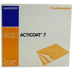Acticoat 7 5x5 cm antimikrob.Wundaufl.7- 5 St