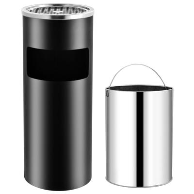 Helloshop26 - Hotel-Aschenbecher 30 Liter schwarzer Stahl 02_0006077