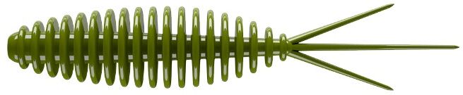 Libra Lures Turbo Worm 56 Cheese-031 - Olive