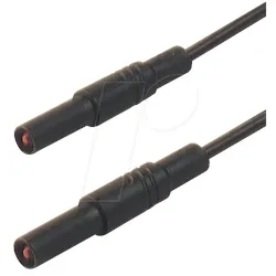 MLS GG 200 1 SW - Messleitung, 1,0 mm2, 2,0 m, schwarz, gesichert