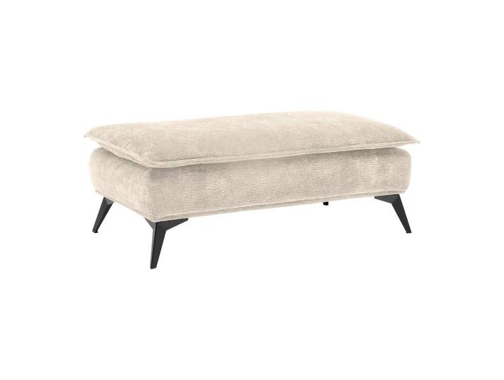 Hocker Ottawa Beige Strukturstoff
