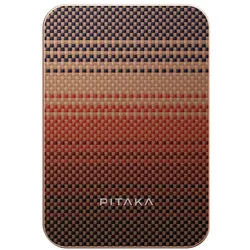Pitaka Power Bank Qi2 Sunset Powerbank - Rd - 5000 mAh (5000 mAh, 15 W), Powerbank, Mehrfarbig