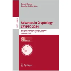 Advances in Cryptology - CRYPTO 2024, Fachbücher von Leonid Reyzin, Douglas Stebila