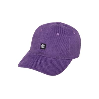 Fitted Cap ELEMENT "Icon Dad Corduroy", Herren, lila (gentian violet), Obermaterial: 100% Baumwolle., Caps