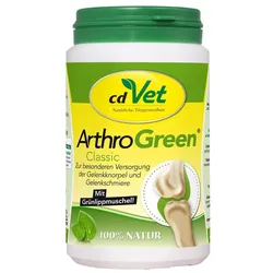 cdVet ArthroGreen Classic | 165g Nahrungsergänzung für Hunde und Katzen