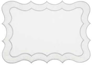 Saro Lifestyle Charming Scallop Trim Placemat (Set of 4)
