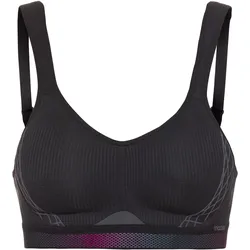 TRIUMPH Triaction Cardio Flow BH Damen | Gr. 95 / B | schwarz - schwarz